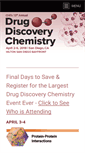 Mobile Screenshot of drugdiscoverychemistry.com