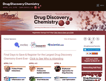 Tablet Screenshot of drugdiscoverychemistry.com